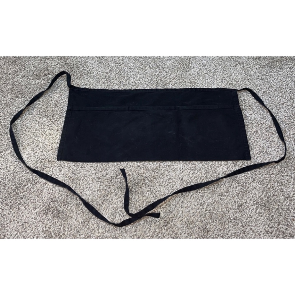 Fame Fabrics Waiter/Waitress Waistband Belt Apron Black